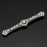Art Deco 1920's 1.50cttw Diamond Platinum Pendant/Brooch