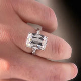 MDJ Curators Collection Estate 5.01 Carat Cushion Brilliant Cut Diamond Platinum Ring 13907/000251 14982