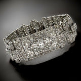 Estate Amazing Art Deco 17.51 cttw Diamond Platinum Bracelet 15032