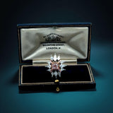 J.E. Caldwell Natural Fancy Pink Diamond and White Diamond Platinum Ring