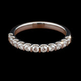 Maya Lianna 0.38 Ctw. Diamond and 14K White Gold Wedding Band