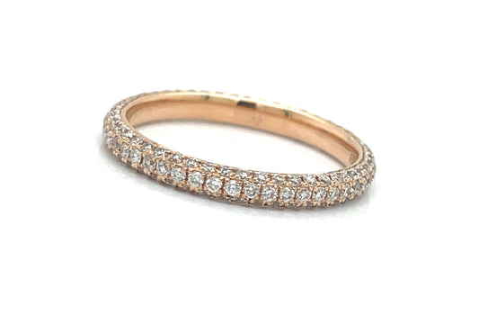 Martin Flyer .82 cttw Diamond Eternity Band 02898