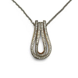 Designer Di Modolo Diamond (2 Piece) 18k White Gold Necklace