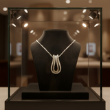 Designer Di Modolo Diamond (2 Piece) 18k White Gold Necklace