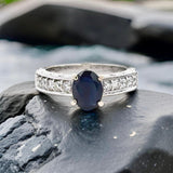 Fashionista 1.25 cttw Sapphire and Diamond Ring 14857