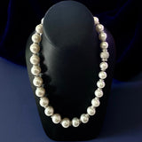 13.20mm to 15.70 mm South Sea Pearl and Diamond Necklace