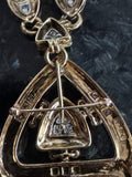 Estate Of Major Riddle aka Mr. Las Vegas Diamond, Ruby and Emerald 18k Yellow Gold 35" Necklace