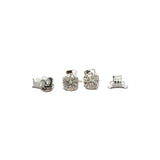 Champagne 0.25 cttw Round Brilliant Cut Diamond Stud Earrings
