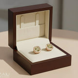 Designer Maya Lianna 3.07 cttw Natural Fancy Brownish Yellow Diamond (GIA) 14K Rose Gold Earrings 14745