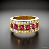 Designer EMJ 1.23 cttw Ruby Diamond Ring 13697