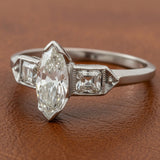 Art Deco Diamond Platinum Ring
