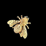 Vintage 14k Yellow Gold Bumble Bee Pendent/Brooch