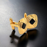 New Designer Dolan & Bullock Onyx 14K Yellow Gold Cuff Links 13774