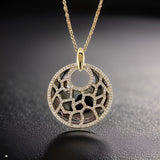 E.H. Collection .69 cttw Diamond Pendant With Chain 12932