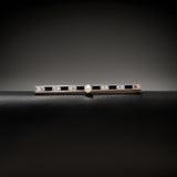 Diamond, Sapphire and Pearl 18K Yellow Gold Brooch