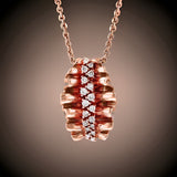 Effy Diamond and 14K Rose Gold Necklace