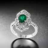 E.H. Collection 1.13 ct Emerald and Diamond Ring 11331