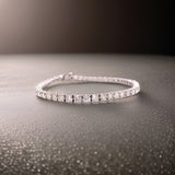 Classico 7.75 ctw Diamond and 18K White Gold Tennis Bracelet