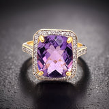 Clyde Duneier 5.50 ct Amethyst and Diamond Ring 09806