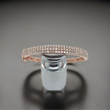 Diamond and 14K Rose Gold Bangle