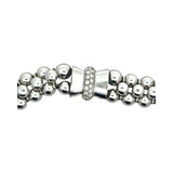 Estate Italian Designer R.C.M. Of Valenza - Diamond Sapphire Emerald Necklace 15685