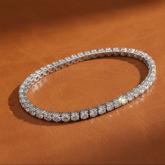 Classico 7.75 ctw Diamond and 18K White Gold Tennis Bracelet