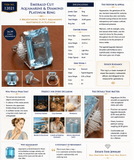 Emerald Cut Aquamarine and Diamond Platinum Ring