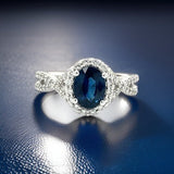 HMA Creation 1.62 ct Sapphire and Diamond Ring 00386