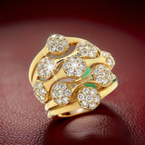 Fashionista 1.40 cttw Diamond 18K Yellow Gold Ring 03937