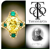 Estate Rare Tiffany & Company Museum Worthy Circa 1920 4.02 ct Natural Fancy Vivid Yellow Diamond (GIA) 15301