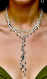 Estate Dramtic & Classy 23.90 cttw Natural Fancy Brown & White Diamond Necklace 14903