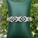 Modern 1960's Bracelet 8.50 Diamond Platinum