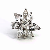 Estate 5.25 cttw Diamond Cluster Pendant/Enhancer 14264