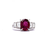 Estate 1.74ct Fine Ruby and Diamond Ring 12001