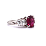 Estate 1.74ct Fine Ruby and Diamond Ring 12001