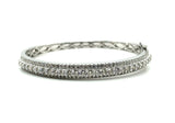 White Gold 3.20 cttw Diamond Bangle 03600