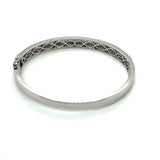 White Gold 3.20 cttw Diamond Bangle 03600