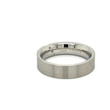 New Designer Novell .09 cttw Diamond Platinum Gents Band 13805