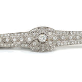 Estate Art Deco Diamond Brooch 12580