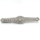 Estate Art Deco Diamond Brooch 12580