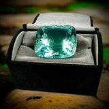 Aquamarine Modified Brilliant Cut 153.51 ct GIA Blue Green Loose Gemstone 15093