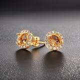Maya Lianna Diamond and 14K Yellow Gold Jacket for Earrings
