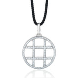 Cartier Pasha Diamond Black Cord Necklace