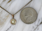 Designer Maya Lianna 1.21 ct Natural Fancy Light Yellow Diamond (GIA) 14K Rose Gold Pendant 14743