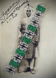 Authentic 1925 Art Deco 8.52 cttw Diamond Jadeite Black Enamel Platinum Bracelet 15289