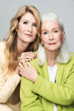 Personal Estate Of Hollywood Actress Diane Ladd 40 cttw Amethsyt 20 cttw Citrine and Diamond 18K YG Earrings 15299
