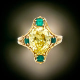 Estate Rare Tiffany & Company Museum Worthy Circa 1920 4.02 ct Natural Fancy Vivid Yellow Diamond (GIA) 15301