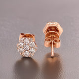 Maya Lianna .53 cttw Diamond Cluster Earrings 02636