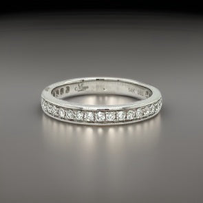 Maya Lianna 0.40 Ctw. Diamond and 14K White Gold Wedding Band