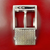 Estate Italian Diamond 18K White Gold Buckle Bracelet 14307